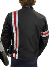 Load image into Gallery viewer, Men's 6.0 Jacket Black with Red Stripe