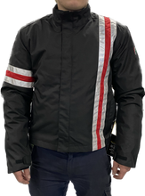 Load image into Gallery viewer, Men's 6.0 Jacket Black with Red Stripe