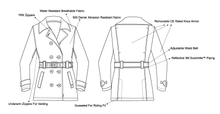 Load image into Gallery viewer, The Turiste Trenchcoat Black