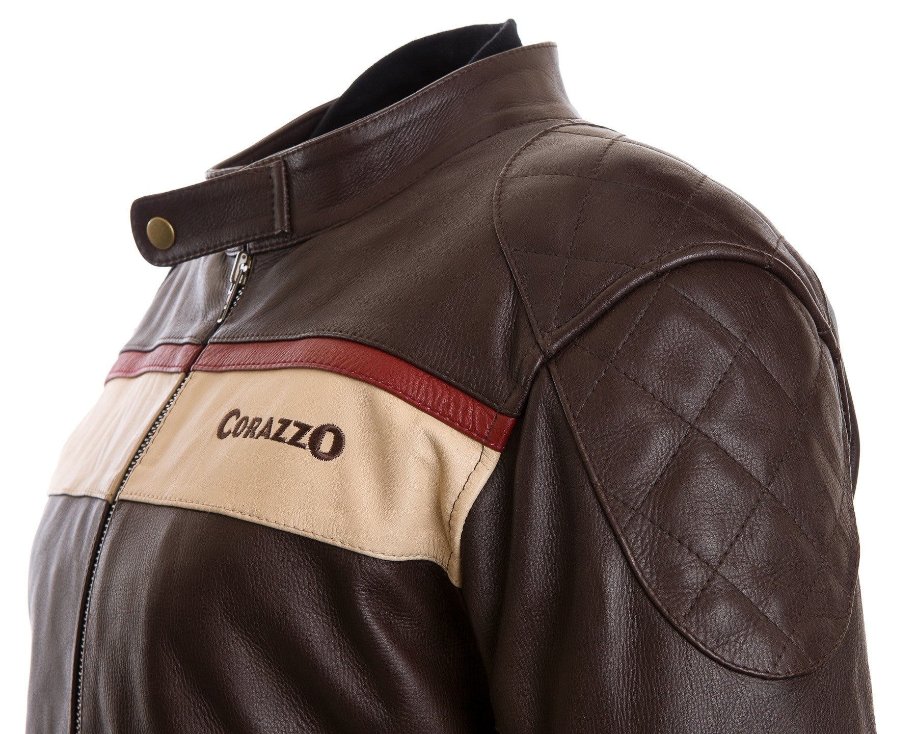 Men s Corso Leather Jacket corazzo design